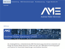 Tablet Screenshot of amelectronic.de